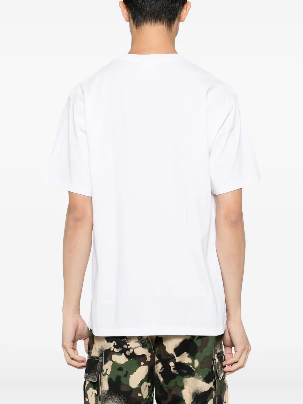 A BATHING APE T-shirt met print Wit