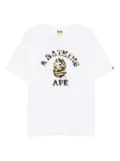 A BATHING APE® 1st Camo College T-shirt - White