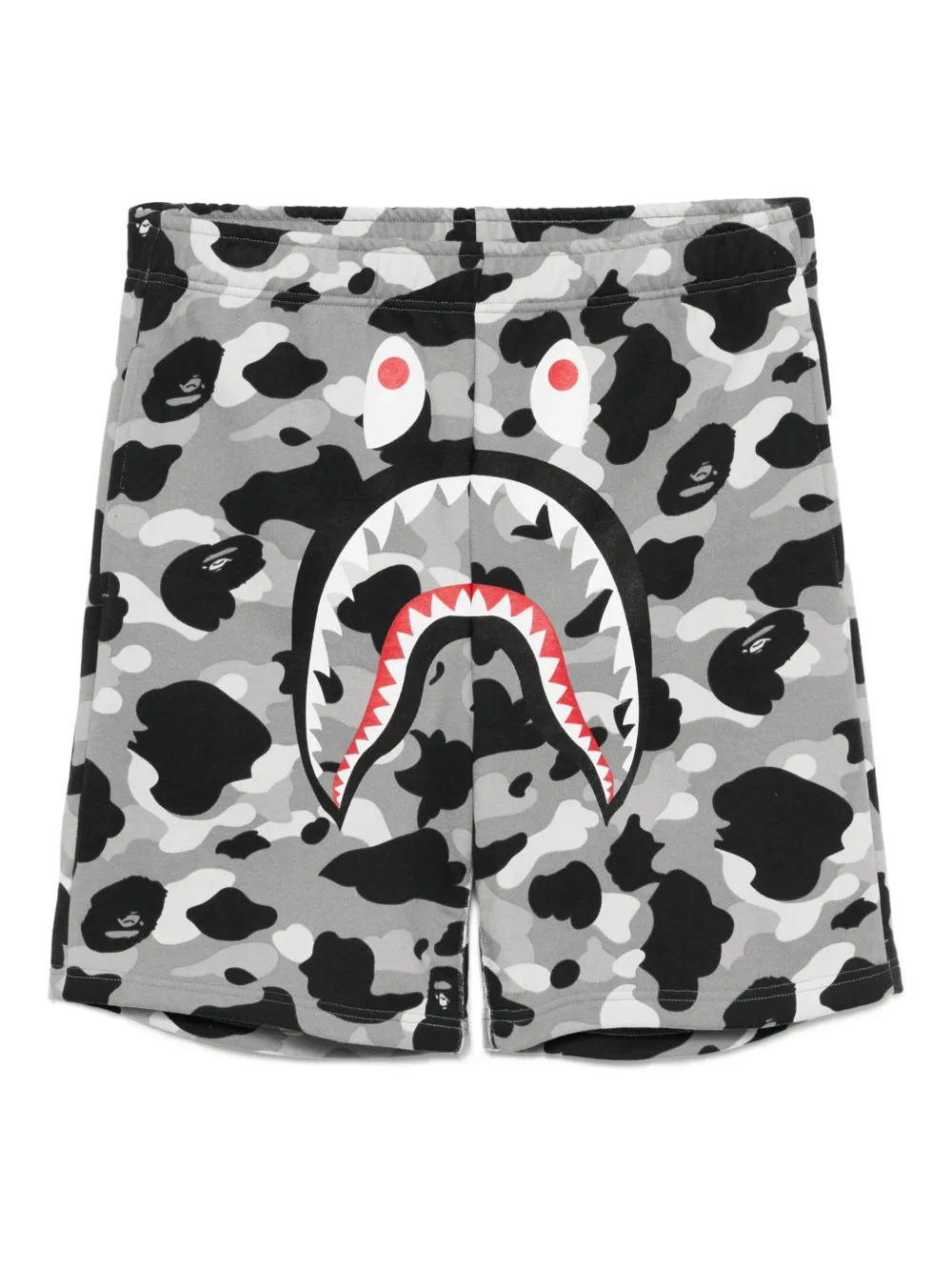 A BATHING APE® 1st Camo Shark トラックショーツ - グレー A BATHING APE® 1st Camo Shark トラックショーツ - グレー
