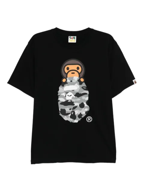 A BATHING APE® تيشيرت بطبعة