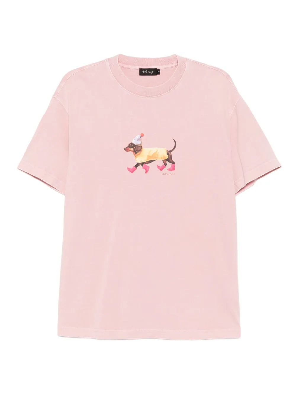 tout a coup graphic-print T-shirt | Pink | Image 1