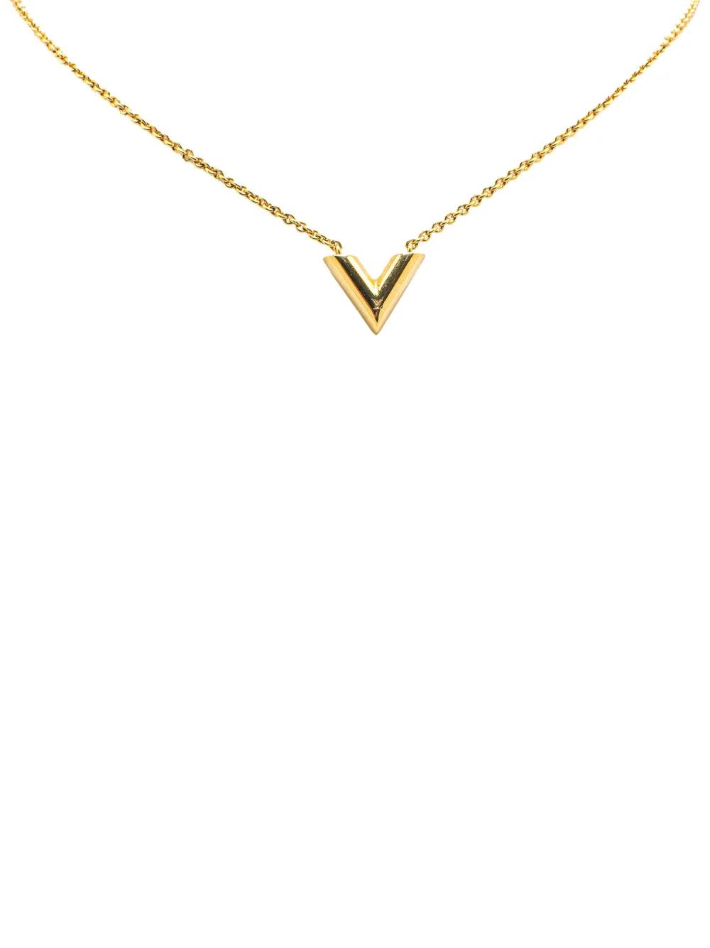 2020 Gold Plated Essential V Necklace costume necklace