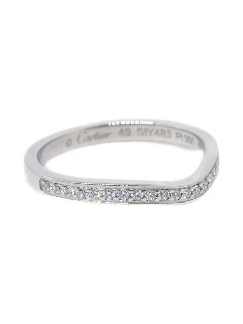Cartier 1990-2000s platinum Ballerina diamonds ring