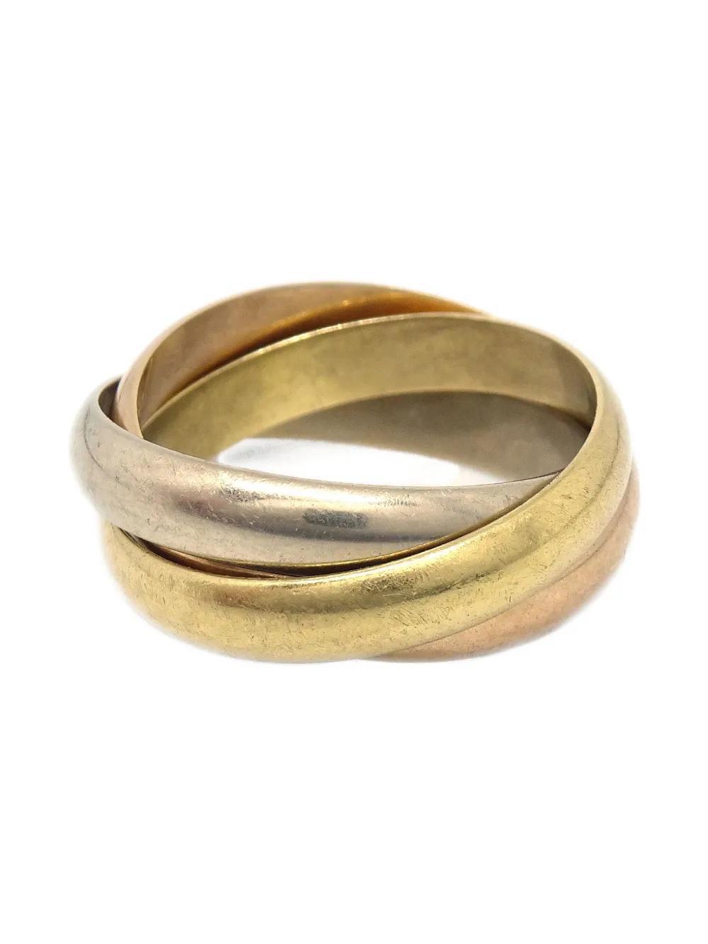 Cartier 1990-2000 18Kゴールド トリニティ リング - ゴールドトーン Cartier 1990-2000 18Kゴールド トリニティ リング - ゴールドトーン