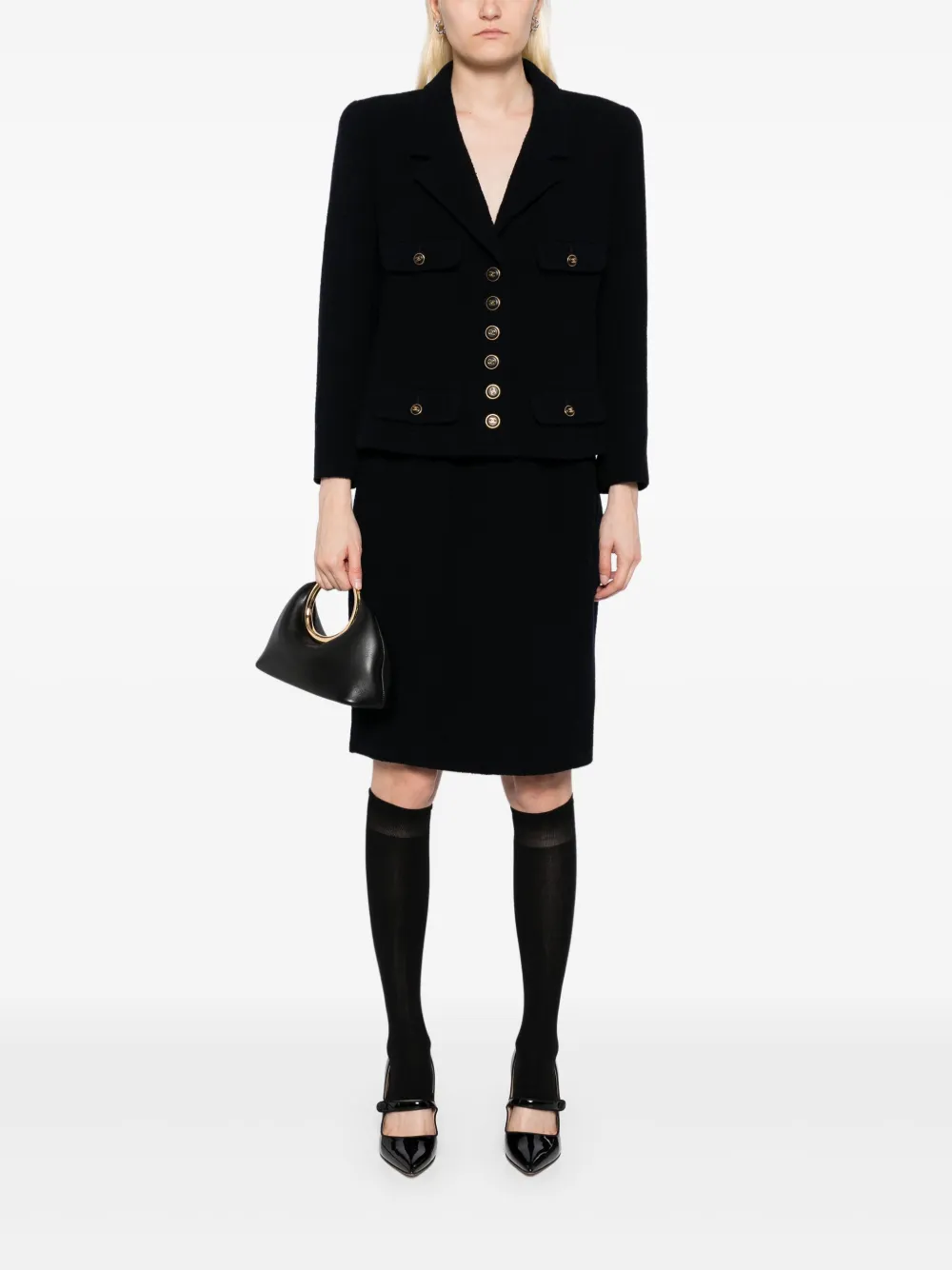 CHANEL Pre-Owned 1995 tweed suit | Image 2
