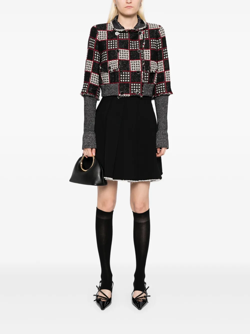 CHANEL Pre-Owned 2007 tweed double-breasted jacket | Image 2