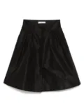 Prada Pre-Owned 2009 taffeta skirt - Black