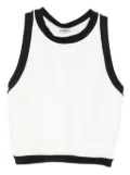 CHANEL Pre-Owned 1996 sleeveless tank top - White