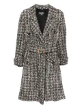 CHANEL Pre-Owned 1990-2000s tweed coat - Black