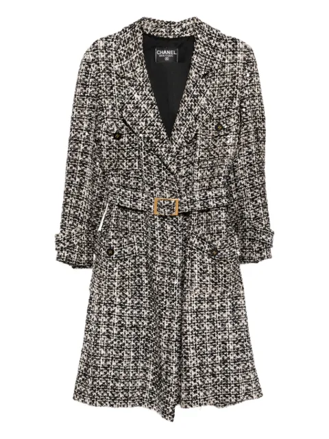 CHANEL Pre-Owned 1990-2000s tweed coat