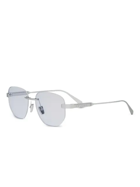 Bvlgari titanium rimless glasses