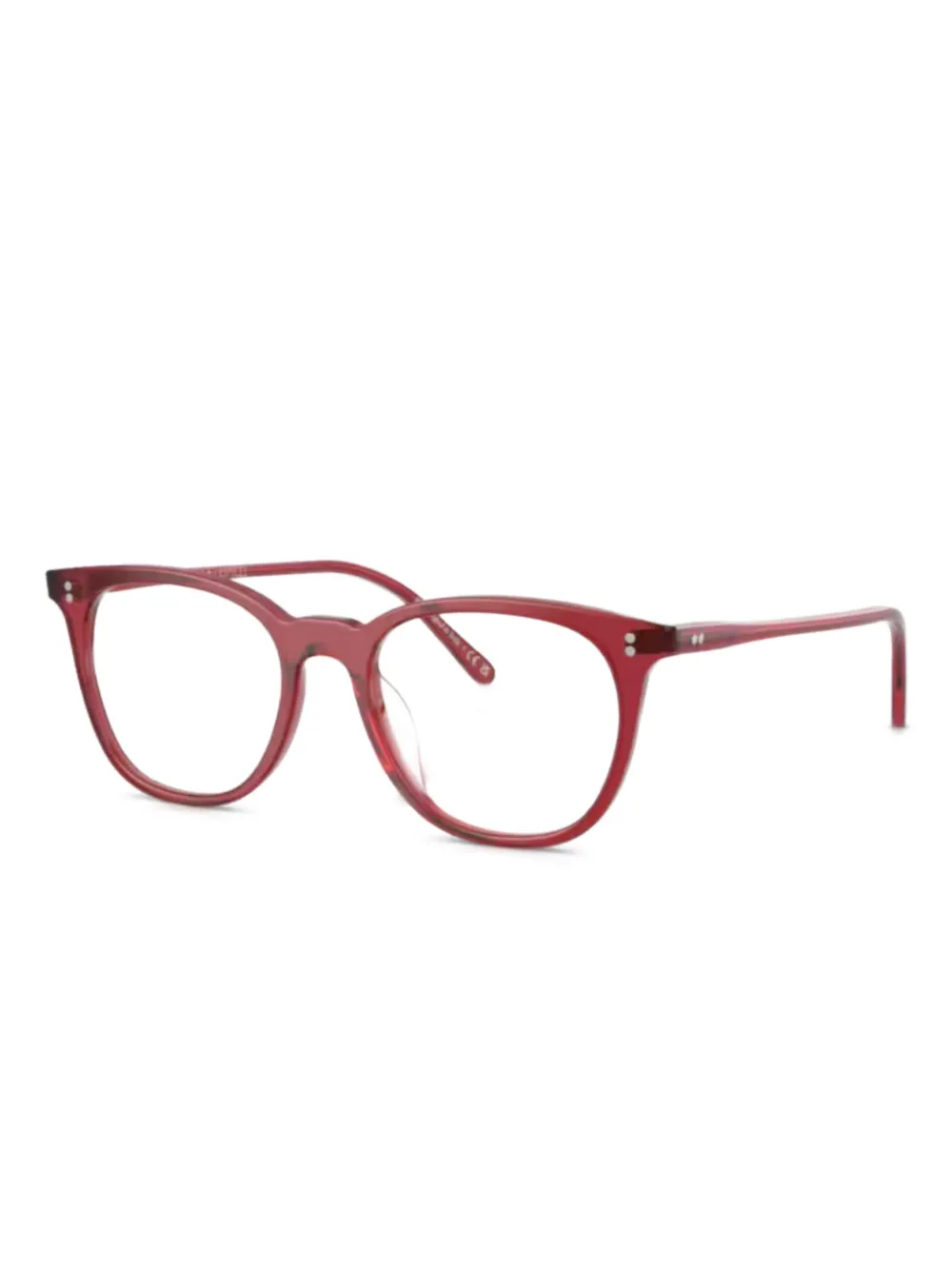 Oliver Peoples round glasses Rood