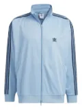 adidas logo-print zip-up track top - Blue