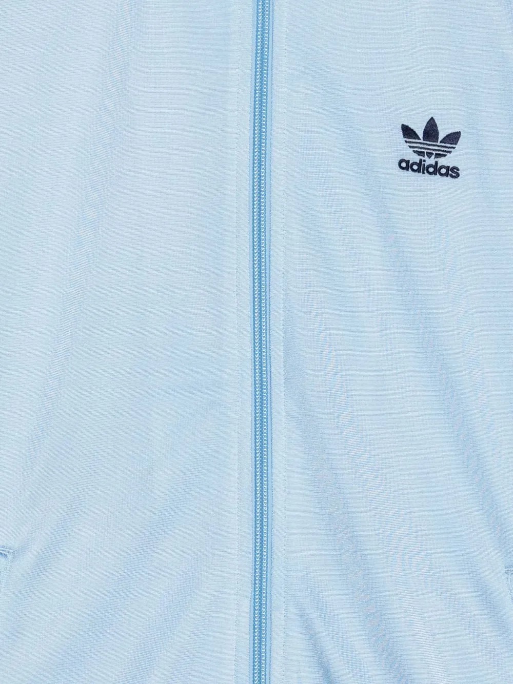 adidas logo-print zip-up track top Blauw