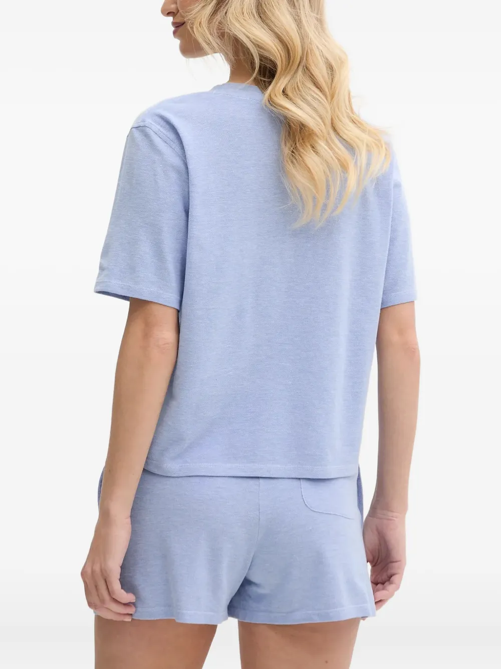 Polo Ralph Lauren Logo Pyjama Set In Blue