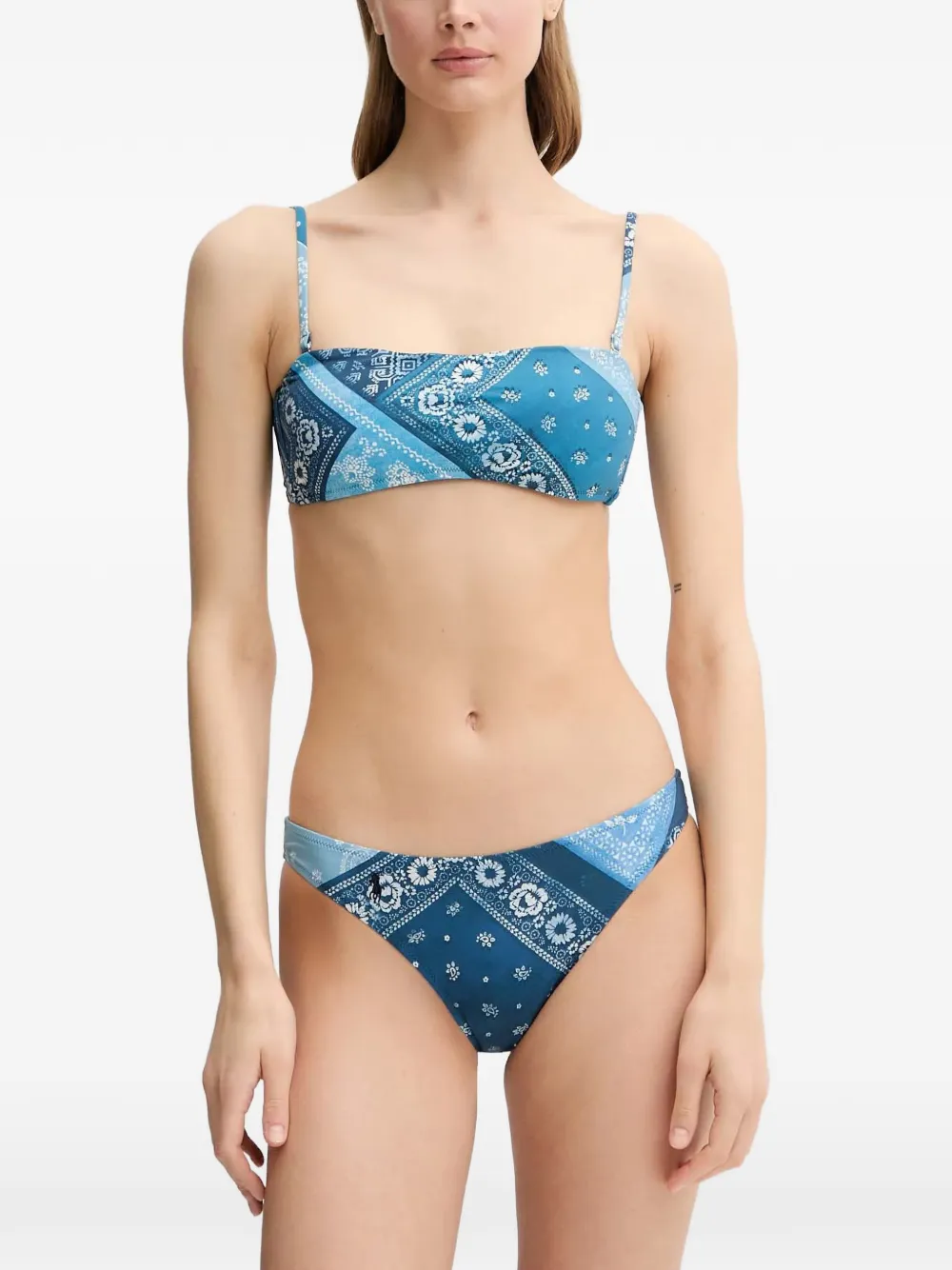 Polo Ralph Lauren Bikinitop met paisley-print Blauw