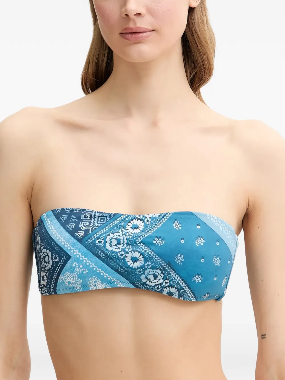 Polo Ralph Lauren Bikinitop met paisley-print Blauw