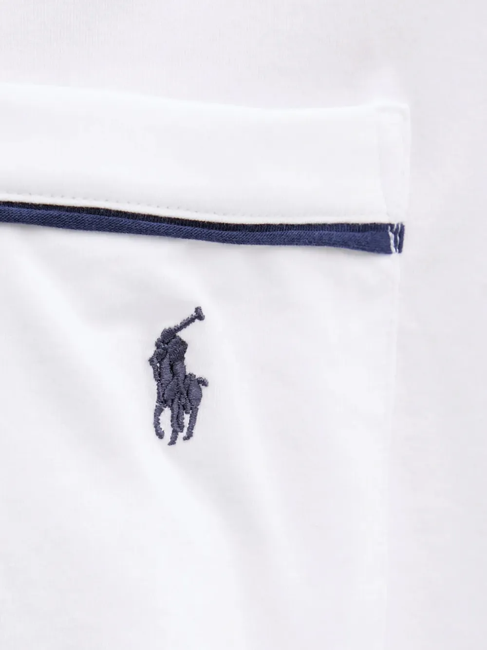 Polo Ralph Lauren Pyjama met geborduurd logo en afwerking Wit