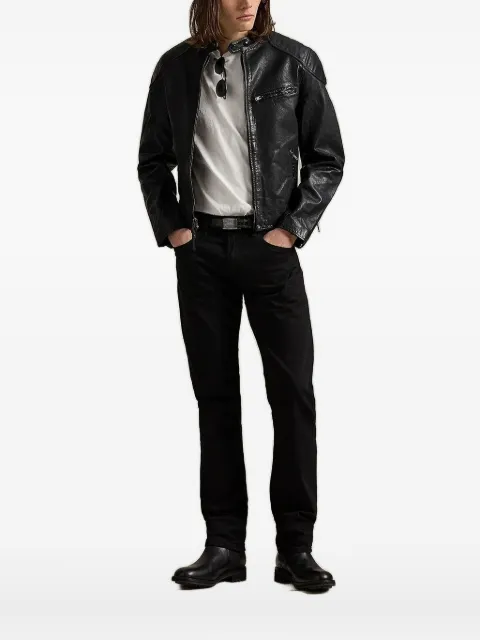 Polo Ralph Lauren leather biker jacket