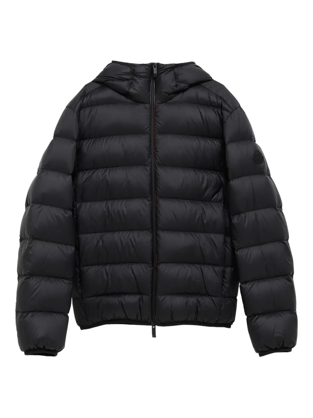 Moncler Gevoerd jack met capuchon Zwart