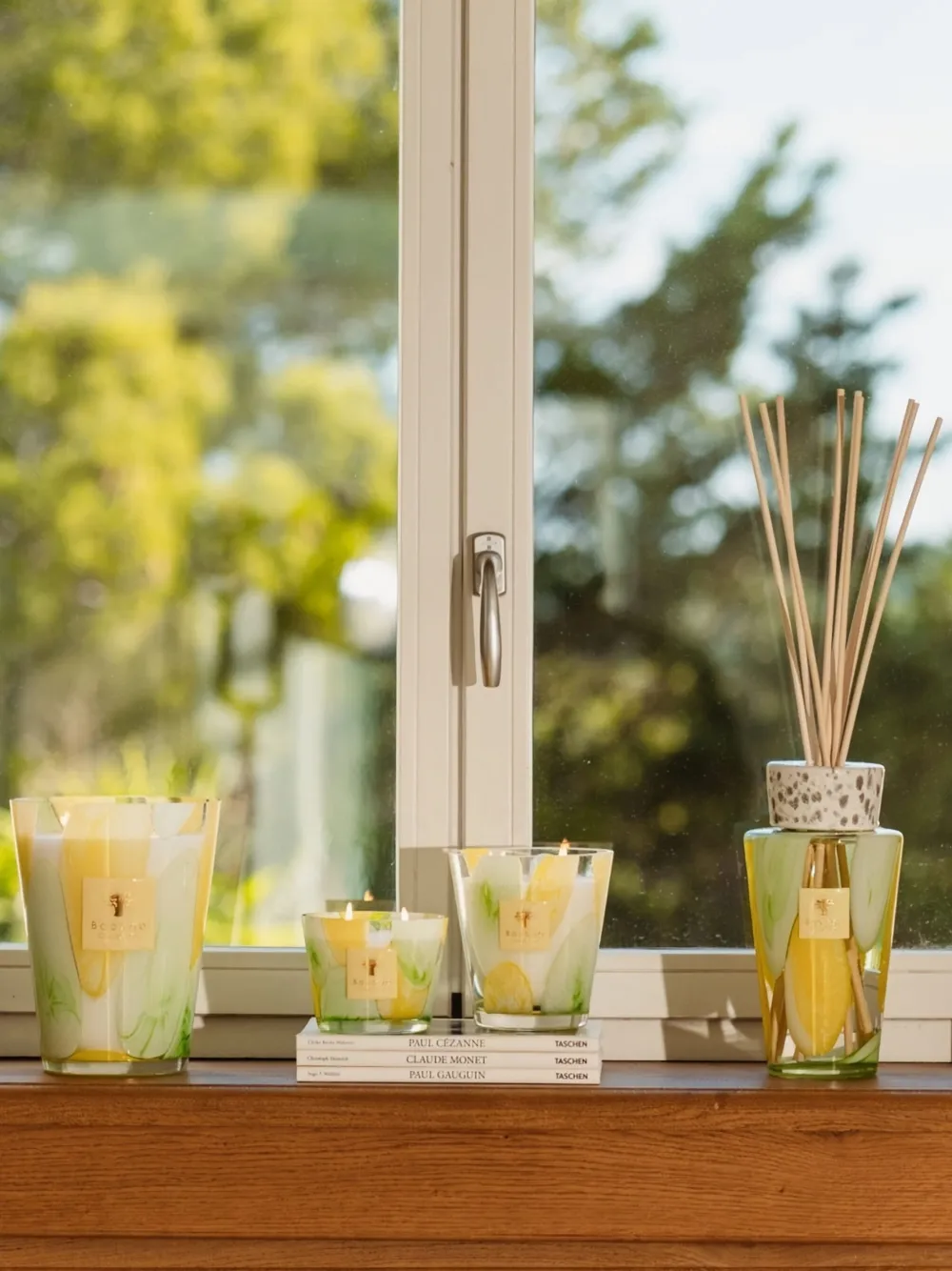 Baobab Santo Sospir Candle (24cm) - Green 