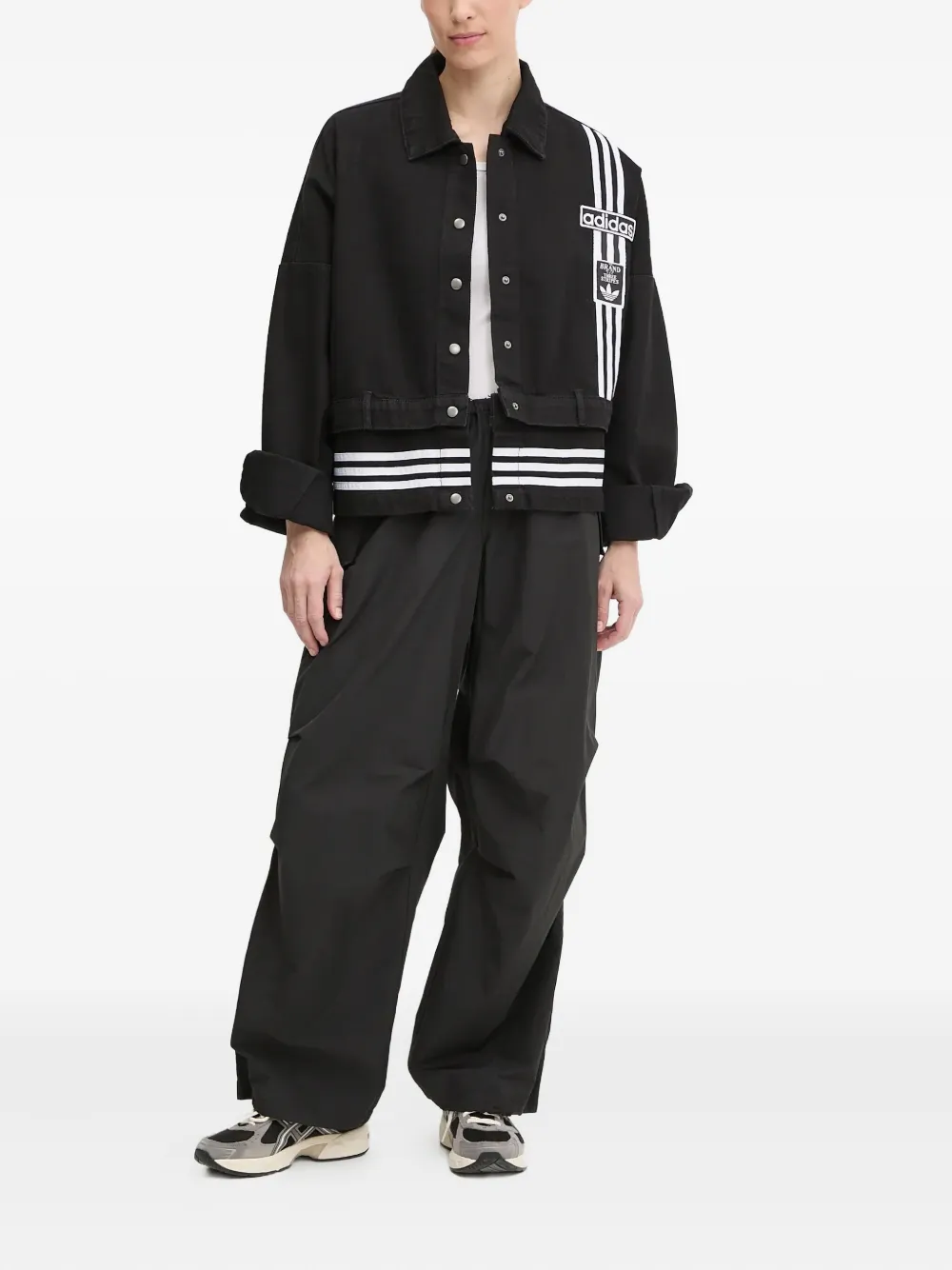Adidas Originals Three-stripe Denim Jacket
