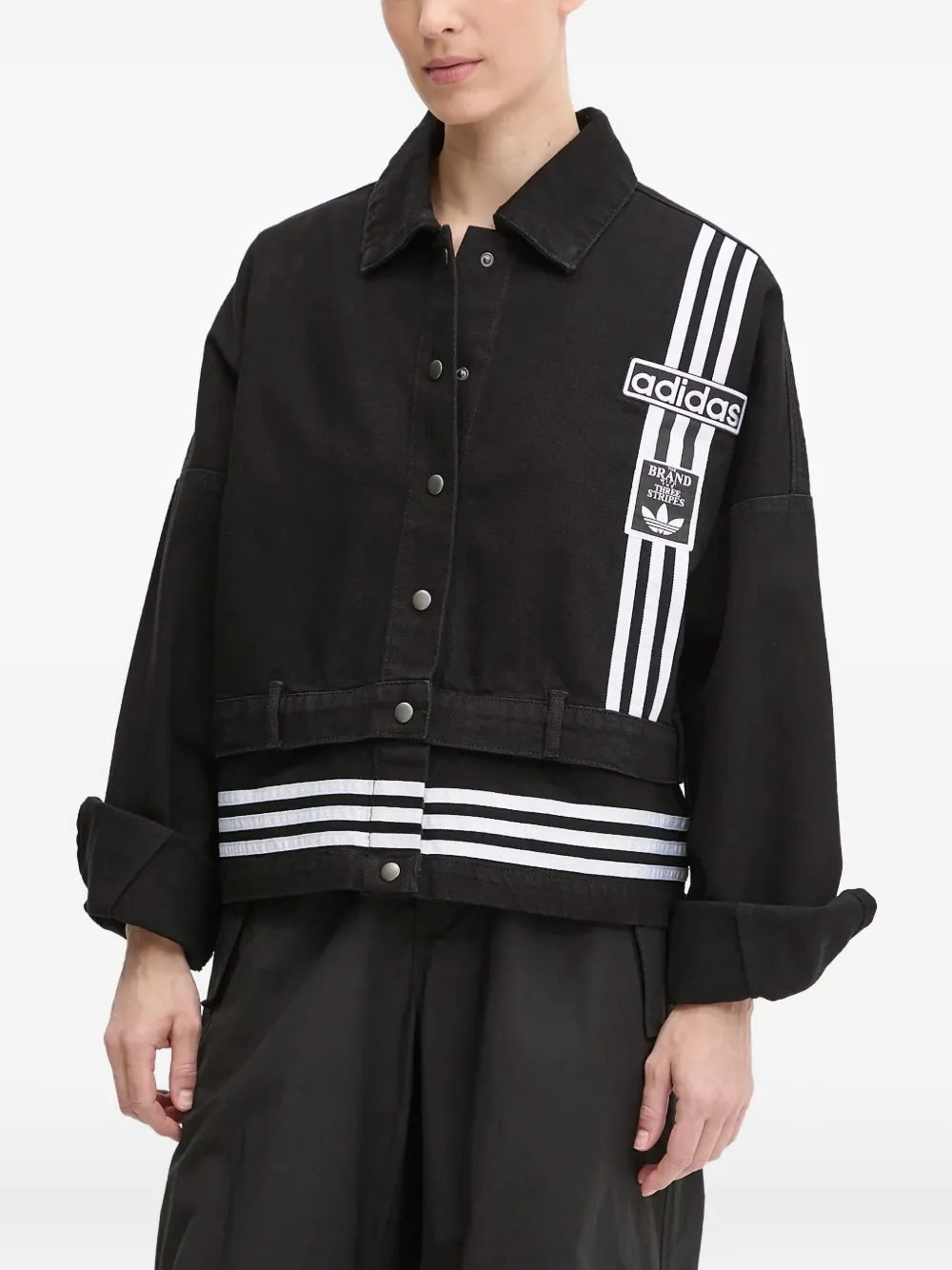 Adidas Originals Three-stripe Denim Jacket