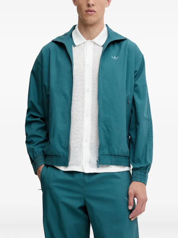 Adidas Windbreaker Pullover Green Adidas Originals Firebird Three