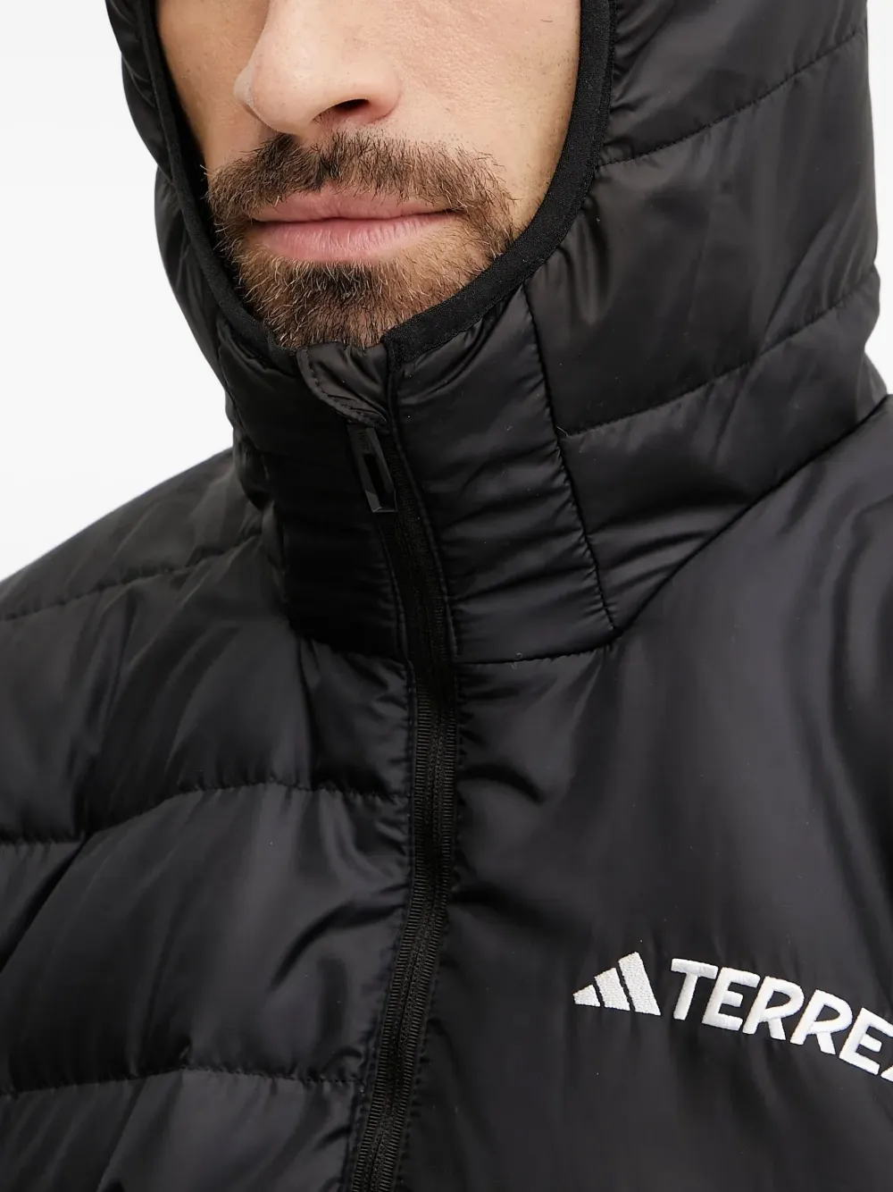 adidas Terrex jack met capuchon Zwart