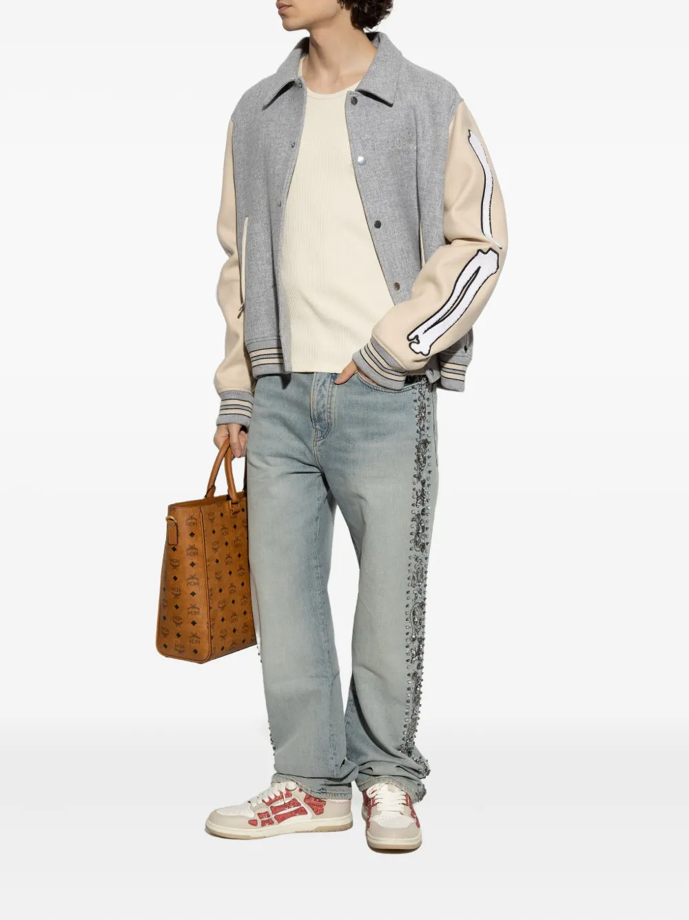AMIRI Pacific Bones スニーカー | レッド | FARFETCH JP