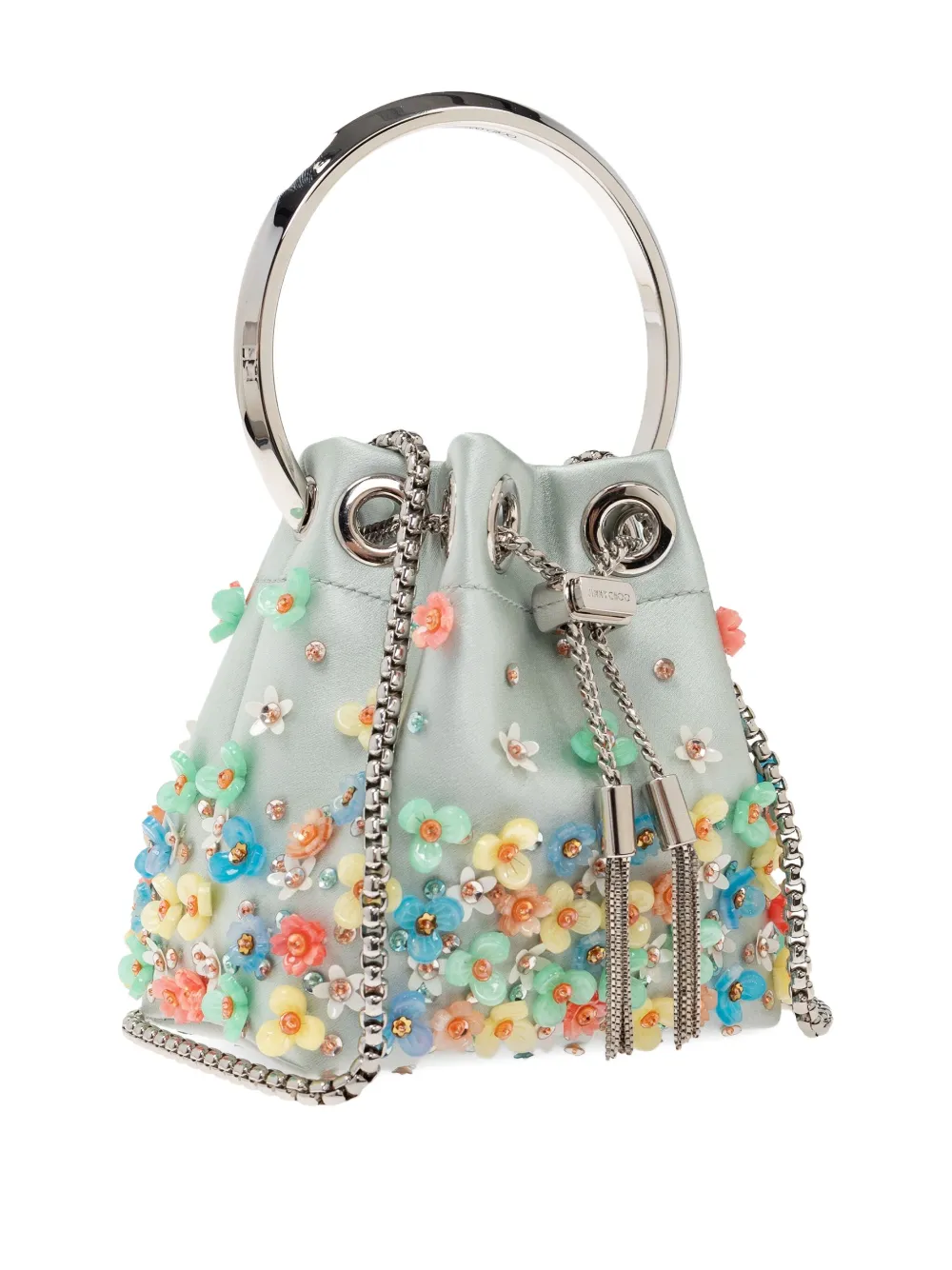 Jimmy Choo Micro Bon Bon Bucket Bag