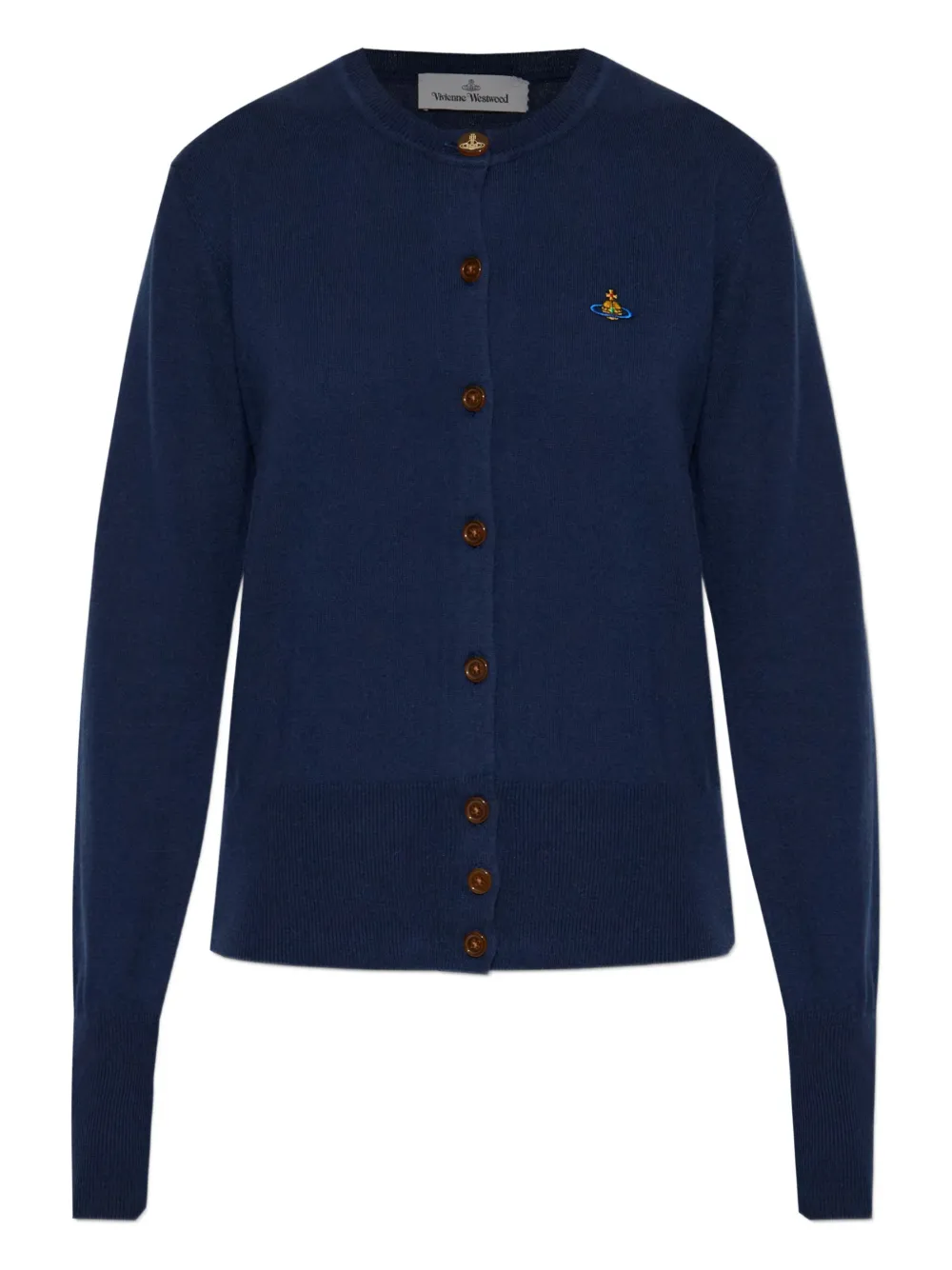Orb-embroidered cardigan