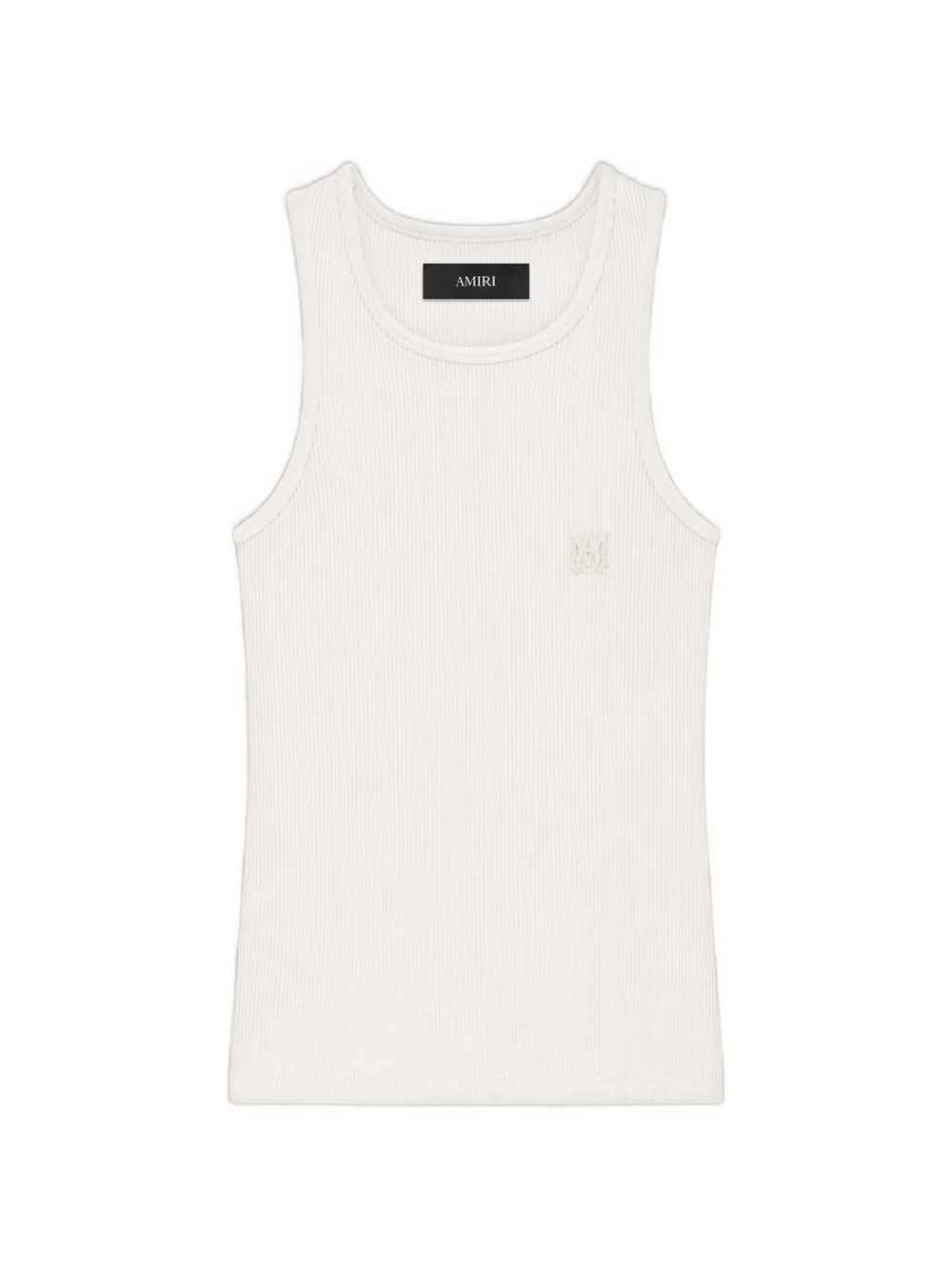 AMIRI ribbed sleeveless top - Toni neutri