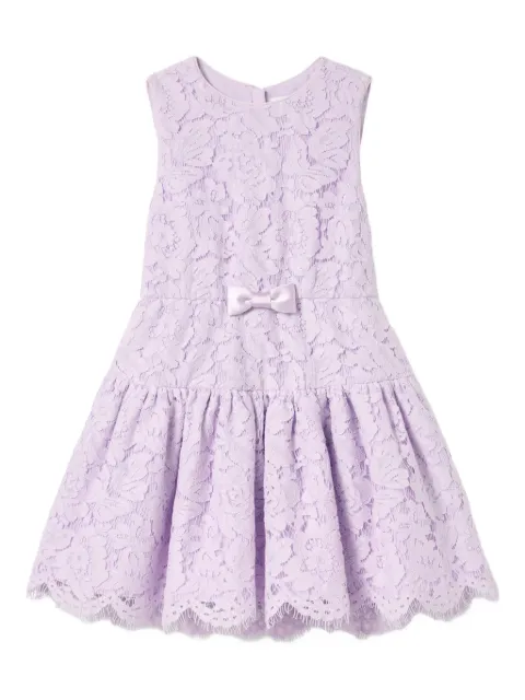 Self-Portrait Kids lace-embroidered dress