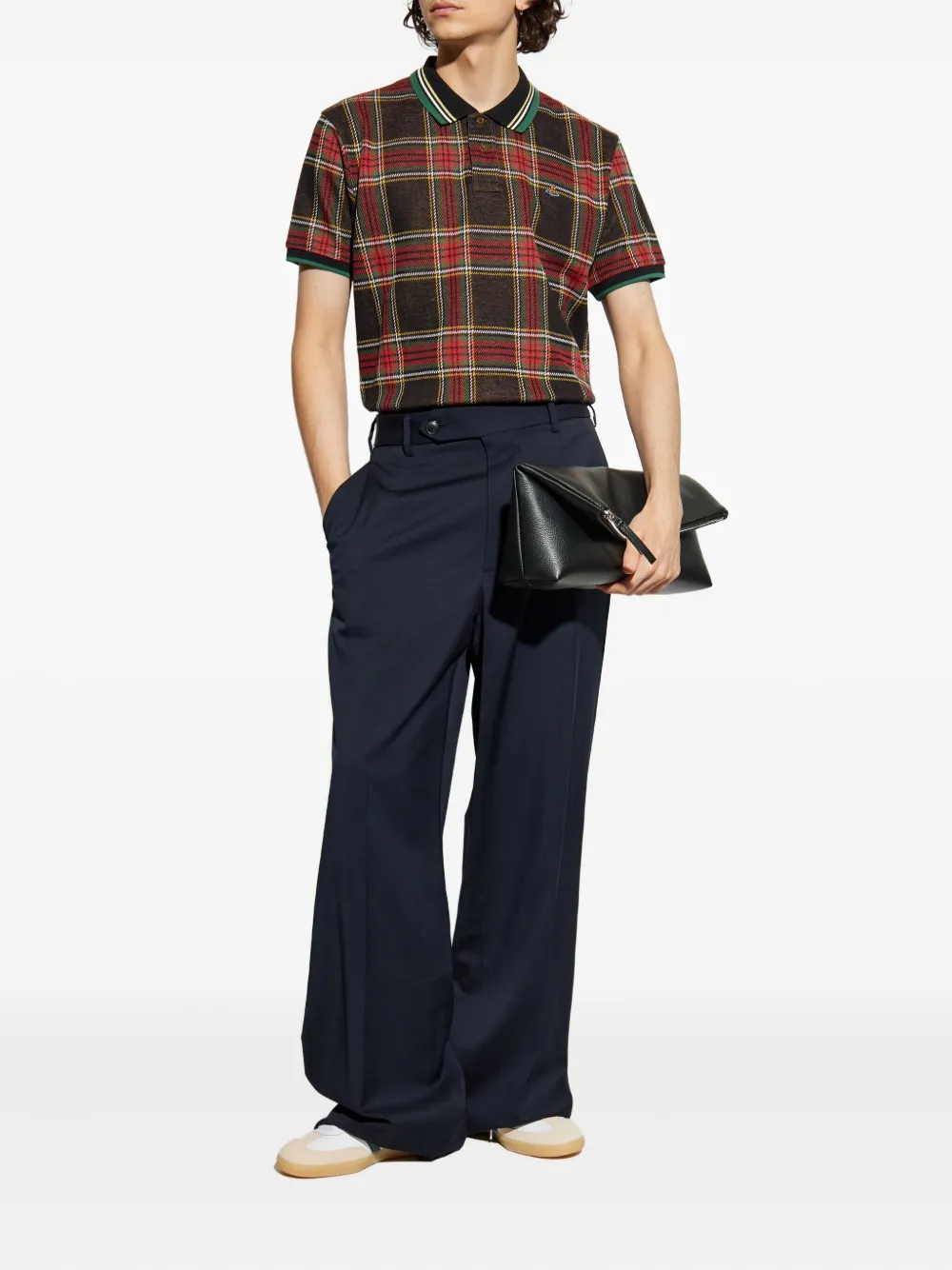 Vivienne Westwood wool wide-leg trousers - Blauw