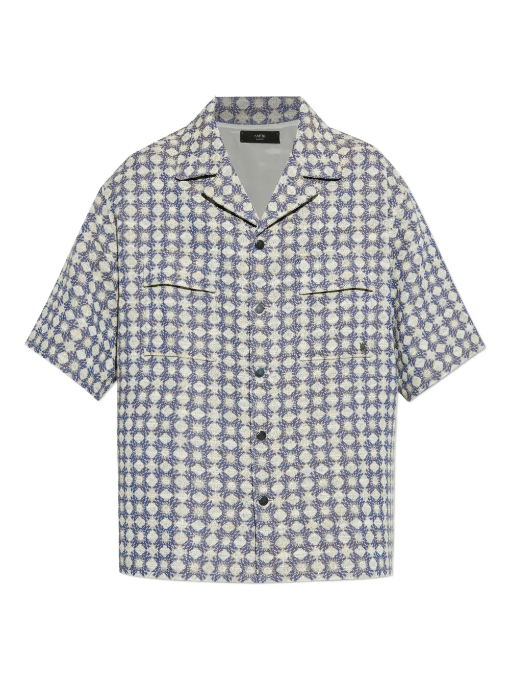 AMIRI checked short-sleeve shirt | Blue | Image 1