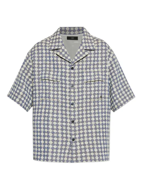 AMIRI checked short-sleeve shirt