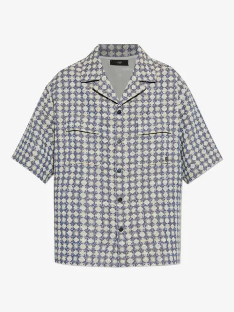 AMIRI checked short-sleeve shirt