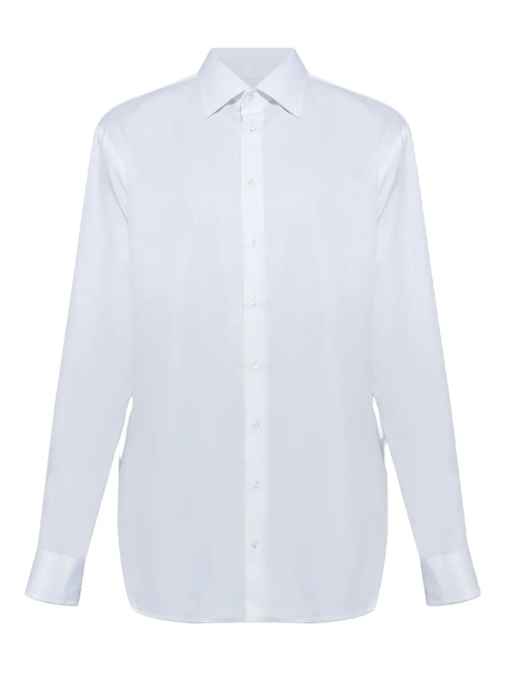 Giorgio Armani classic-collar button-up shirt | White | Image 1