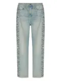 AMIRI crystal-embellished jeans - Blue