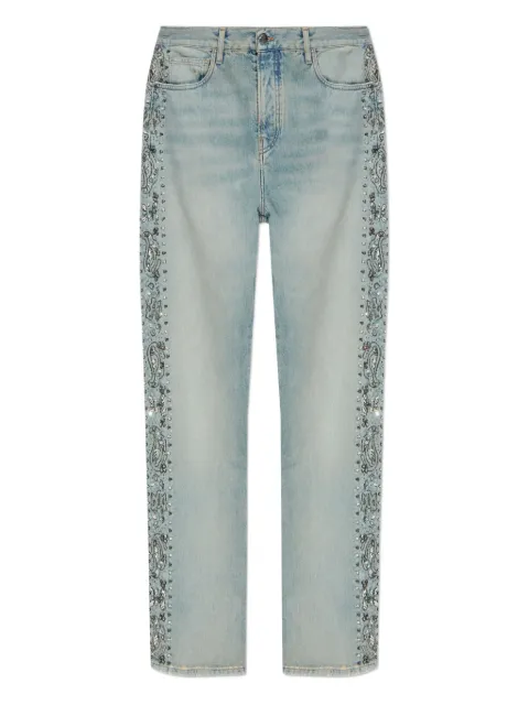AMIRI crystal-embellished jeans
