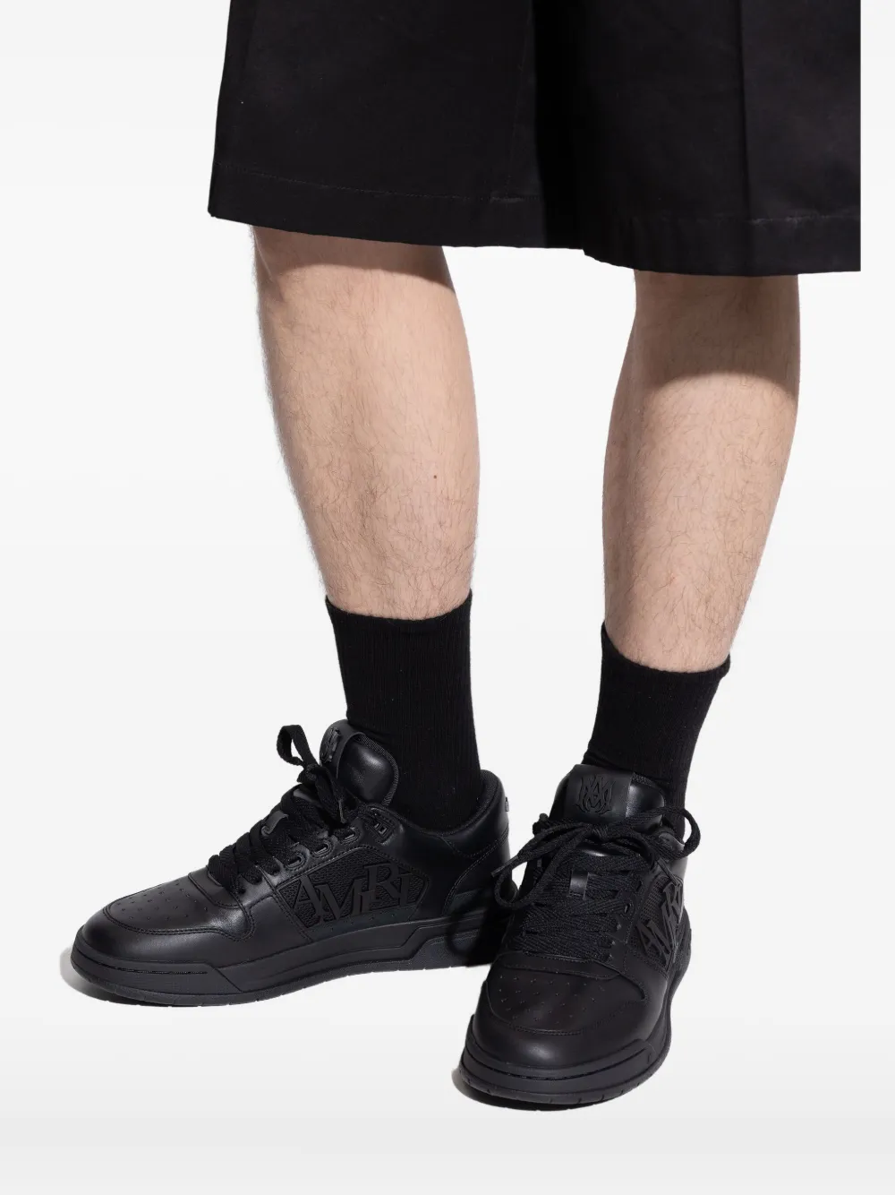 AMIRI logo-patch sneakers Black