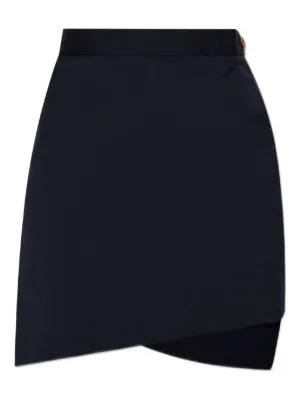 VIVIENNE WESTWOOD スカート 25 Infinity virgin wool 1065077 Vivienne Westwood Infinity Virgin Wool Miniskirt - Blue