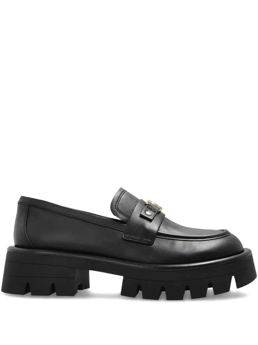 Michael Kors chunky-sole leather loafers Black