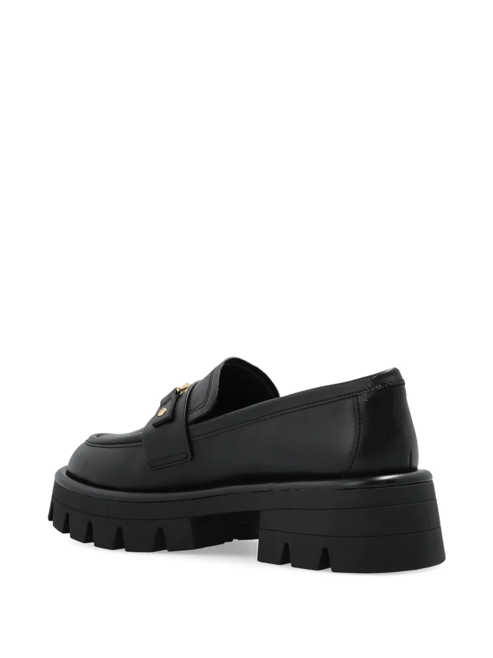 Michael Kors chunky-sole leather loafers Black