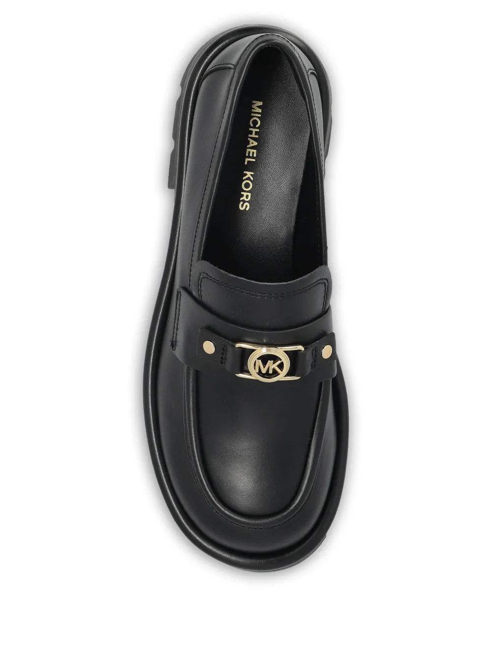 Michael Kors chunky-sole leather loafers Black