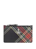 Vivienne Westwood plaid-print wallet - Black