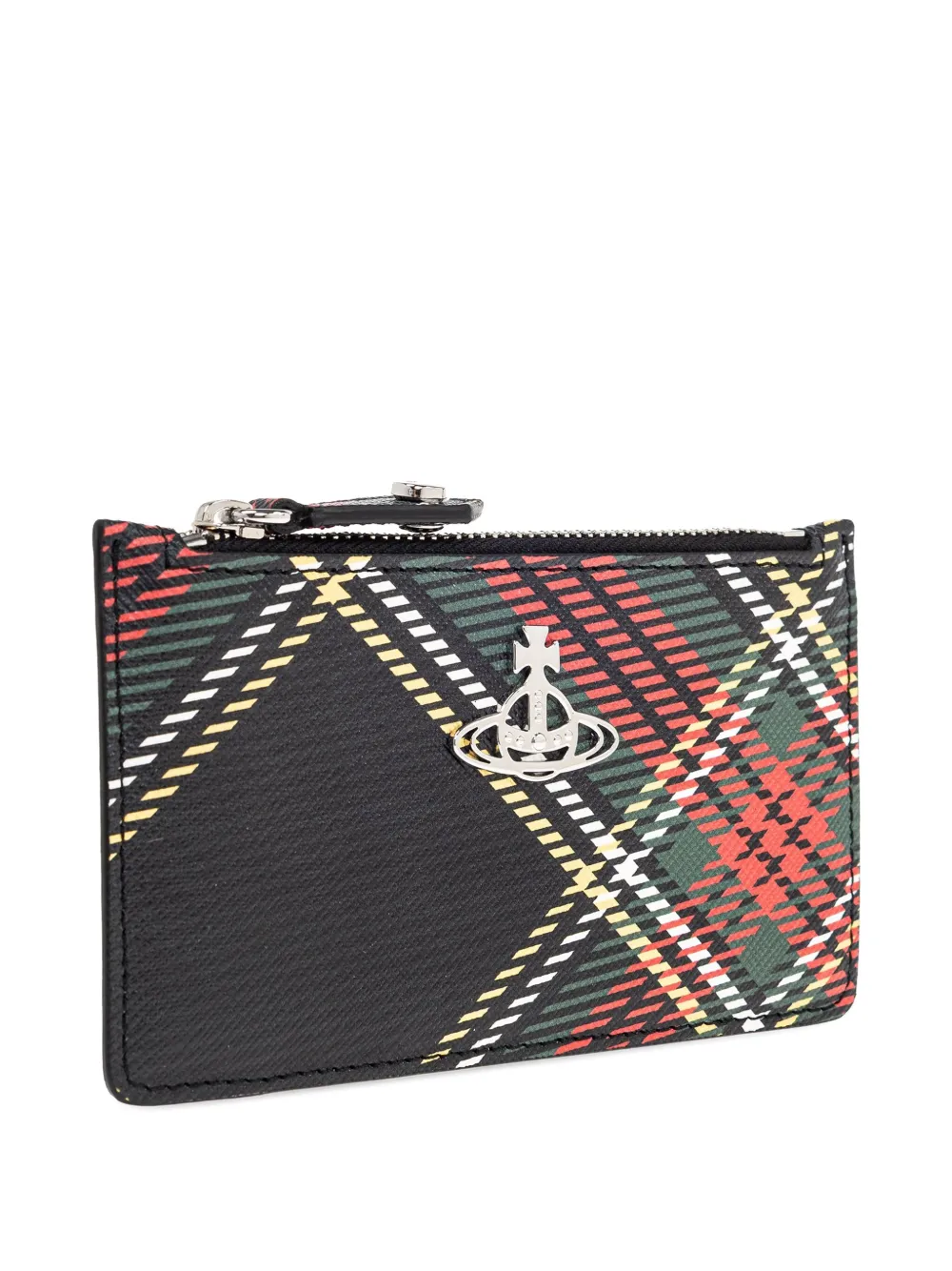 Vivienne Westwood plaid-print wallet - Zwart
