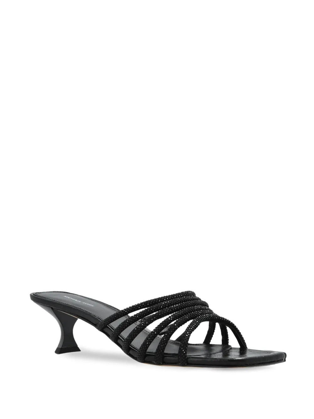 Michael Kors 55mm Haisley mules Black