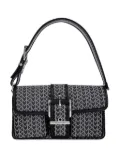 Michael Michael Kors monogram-print shoulder bag - Black